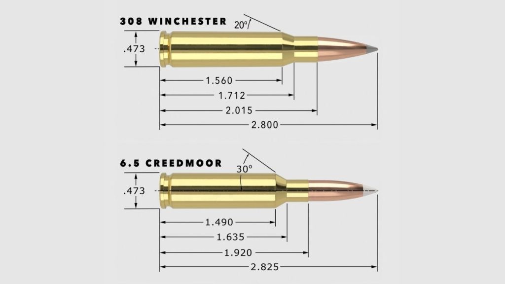 6.5 Creedmoor vs .308 Winchester - Cartridge Size Showdown