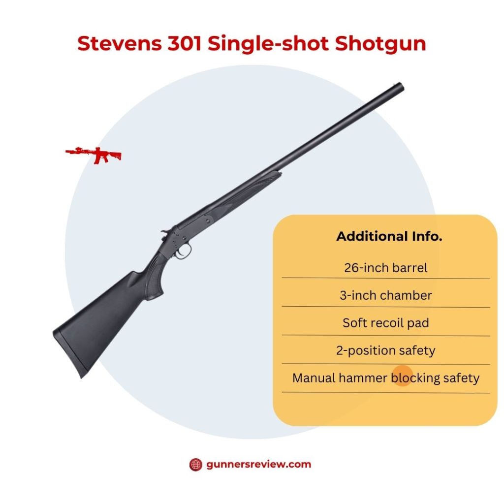 stevens 301 single-shot shotgun