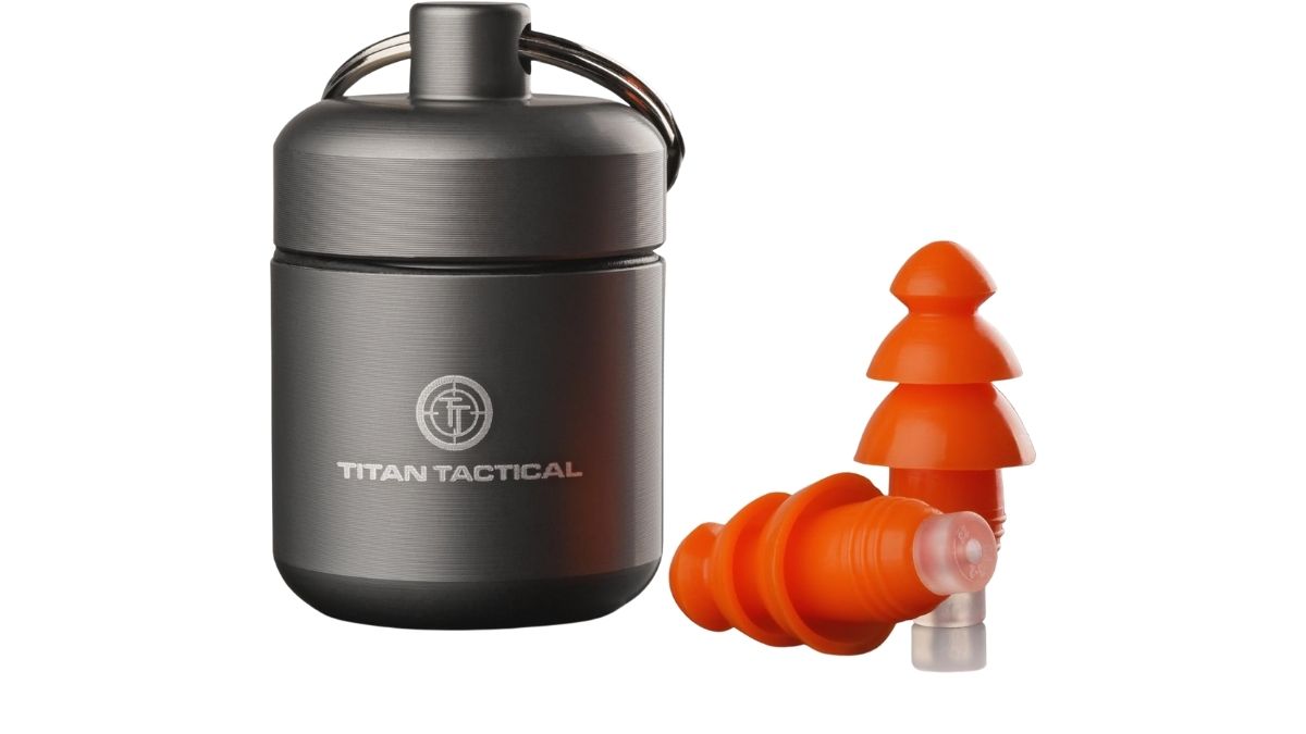 Titan Tactical 29NRR Reusable Shooting Ear Plugs