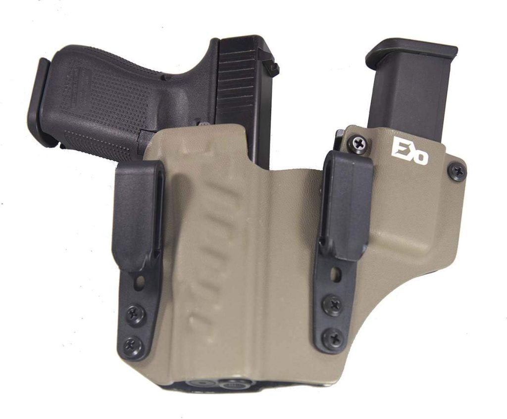 Fierce Defender IWB Kydex Holster Compatible with Glock 19 23 32 -The +1 Series -Made in USA- GEN 5 Compatible
