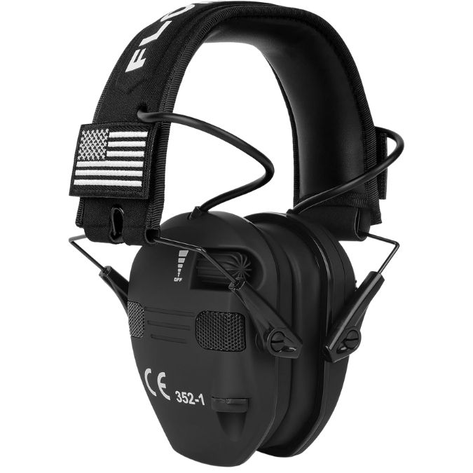 Floriogra Electronic Ear Protection for Shooting with 5X Sound Amplification