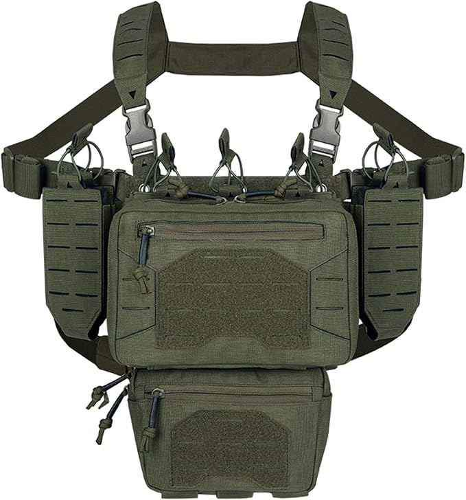 YAKEDA Tactical Chest Mini Rig Vest