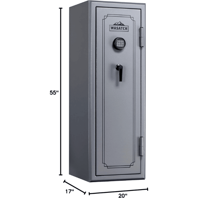 wasatch 18 gun safe review Dimensions