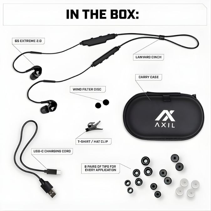 AXIL GS Extreme 2.0 Shooting Ear Buds