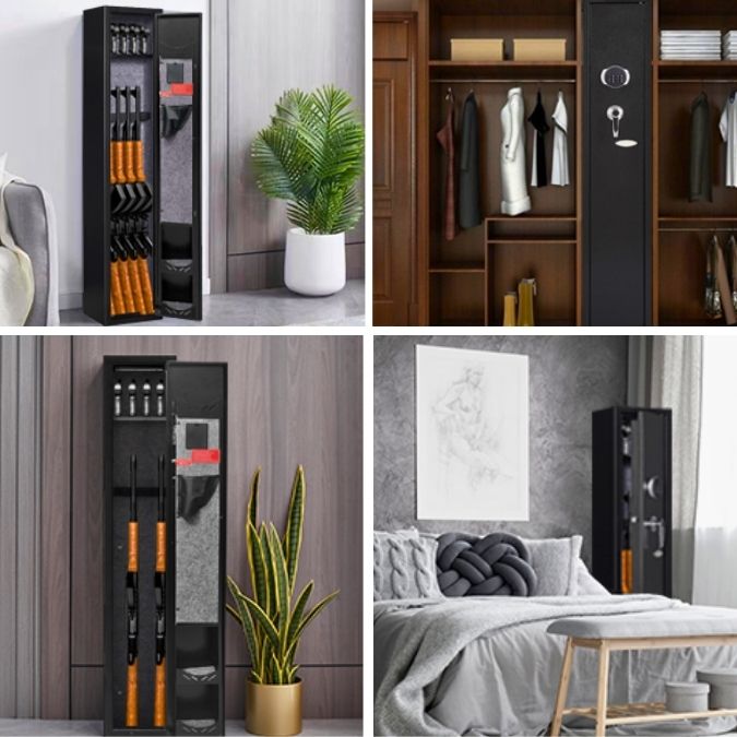 KAER 2-3 gun safe, a compact and budget-friendly solution fittings in appartment