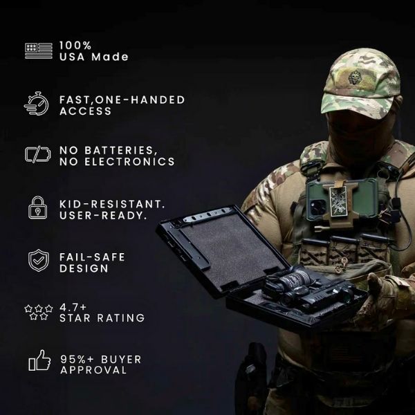 Stopbox gun safe key features
