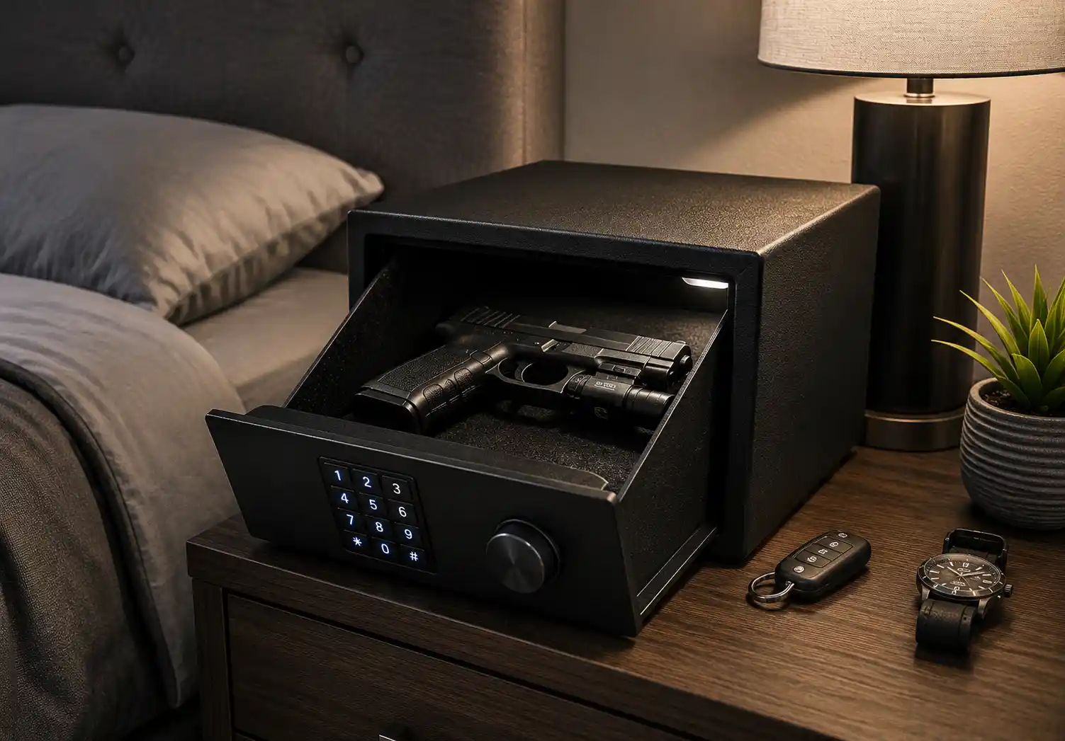 Best Nightstand & Bedside Gun Safes