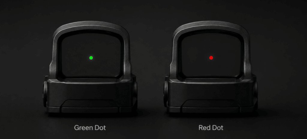 green dot vs red dot