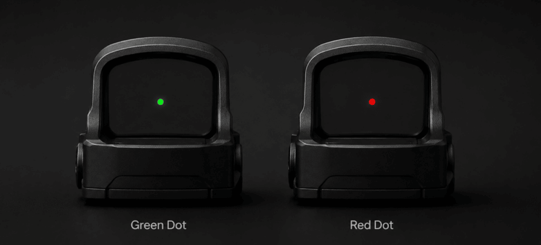 green dot vs red dot