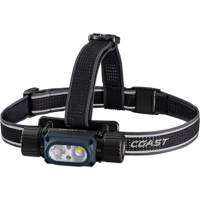 Coast WPH34R 2000 Lumen Waterproof Ultra Bright IP68 USB-C Rechargeable Headlamp