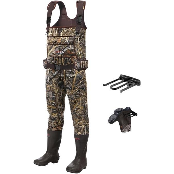 HISEA Hunting Waders for Men 600G Insulated Neoprene Chest Wader Waterproof