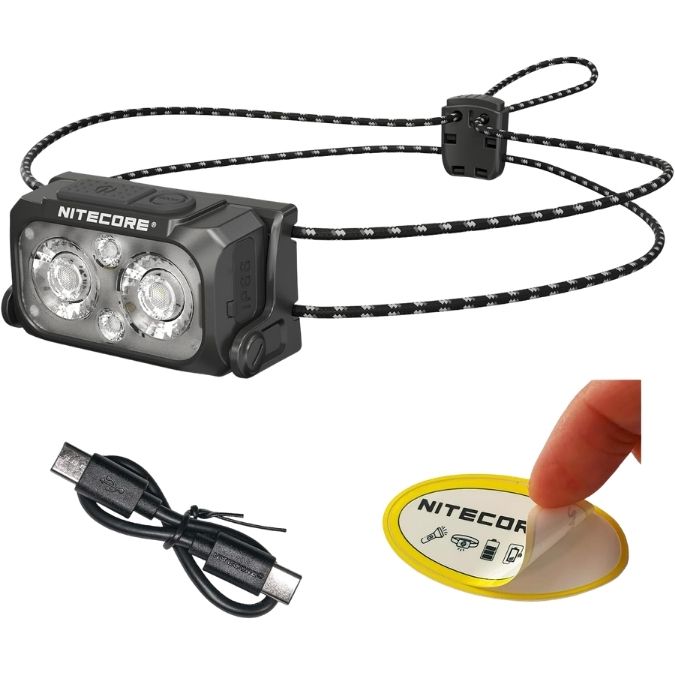 Nitecore NU25 MCT UL 400 Lumen Ultralight USB-C Rechargeble Outdoor Headlamp