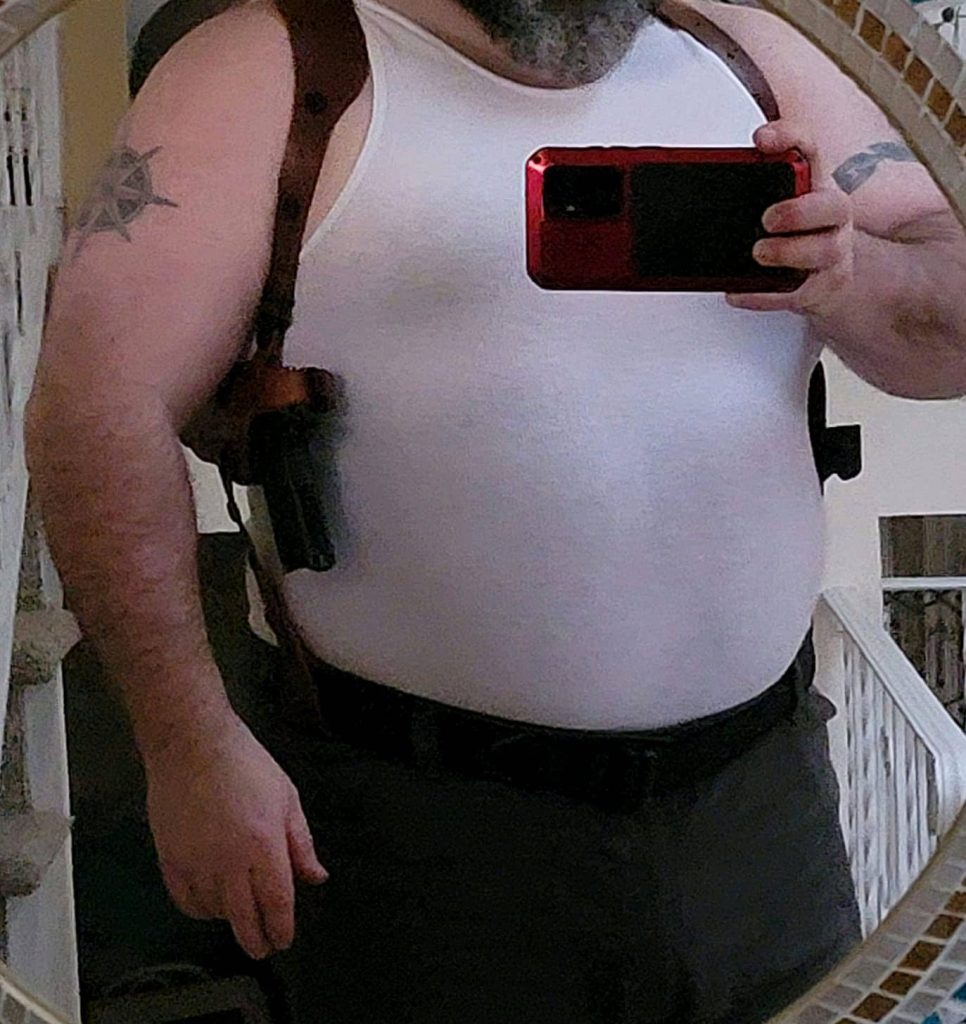 Galco Miami Classic II leather shoulder concealed carry holster
