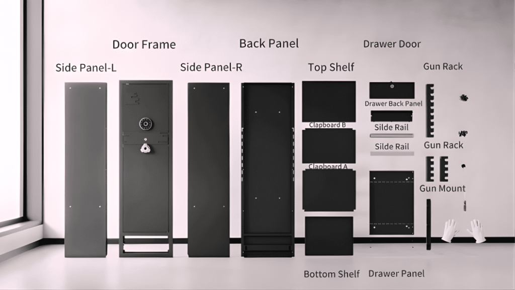 KAER 15-20 Master Gun Safe Installation Guide