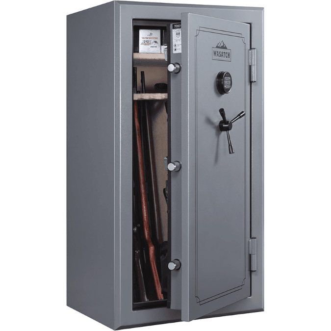 Wasatch 40 gun safe Factory installed door storage