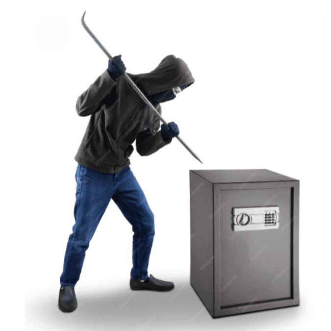 burglar trying to steal